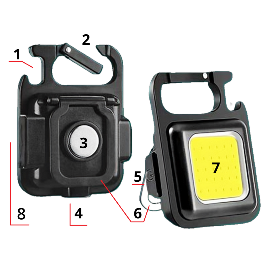 PACK 2x linterna llavero (ALM#2-PR3)