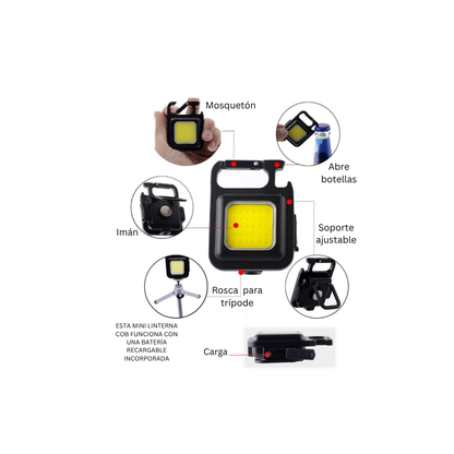 linterna 3led mini + linterna llavero (LM LV ALM#2)
